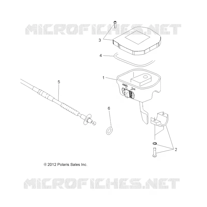 STEERING, CONTROLS, THROTTLE ASM. AND CABLE