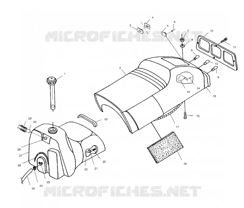 SEAT   GAS TANK
