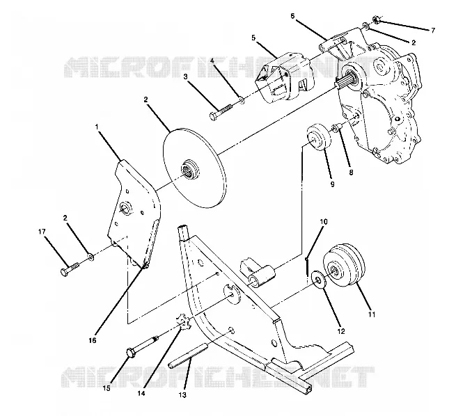 RIGHT GEARCASE   BRAKE MOUNTING (4914781478029A)