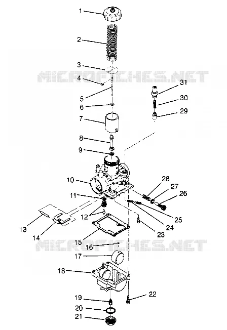 CARBURETOR 2X4 400L W947540 (4926752675C012)