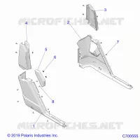 REAR BODYWORK FENDERS