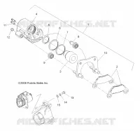 BRAKES, REAR CALIPER