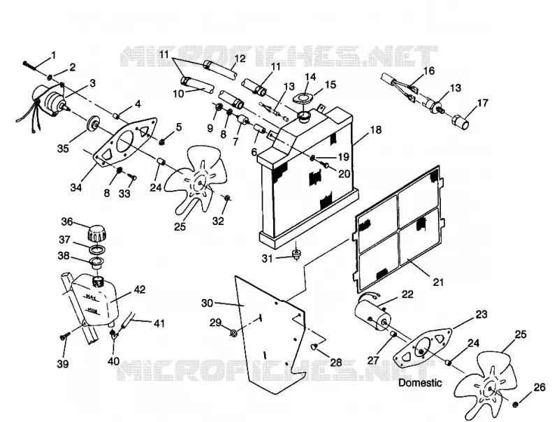 COOLING SYSTEM MAGNUM 2X4 W967544 (4936033603A009)