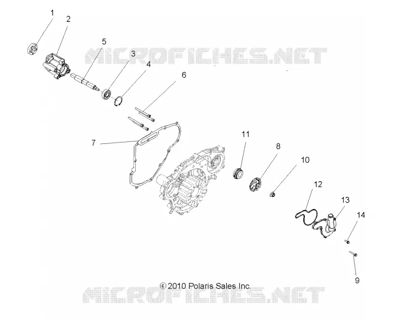 OIL PUMP AND WATER PUMP