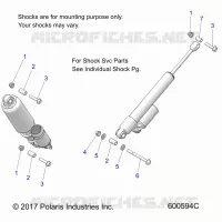 REAR SUSPENSION SHOCKS MNTG.