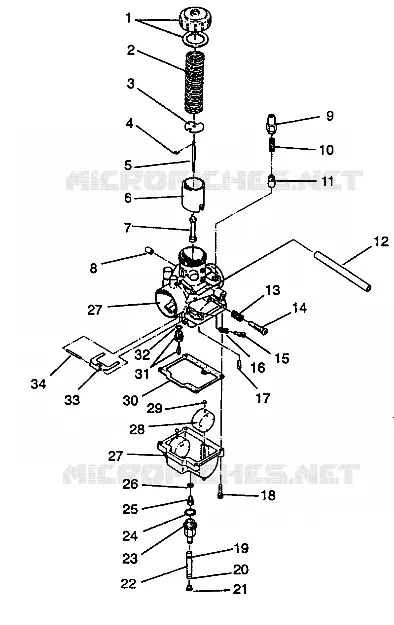 CARBURETOR XLT E940767,  XLT SP E940667    XLT SKS E940567 (49274227420036)