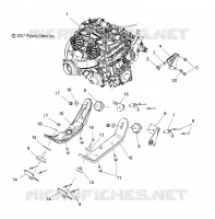 ENGINE, MOUNTING (SPECIAL 08 BUILD)