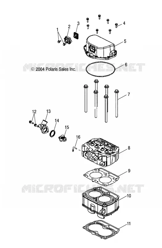 CYLINDER AND CYLINDER HEAD