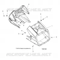 BODY, HEADLIGHT POD