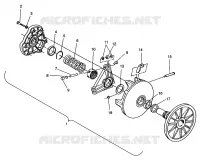 DRIVE CLUTCH 500 EFI 0963774 AND EUROPEAN 500 EFI E963774 (4936183618B014)