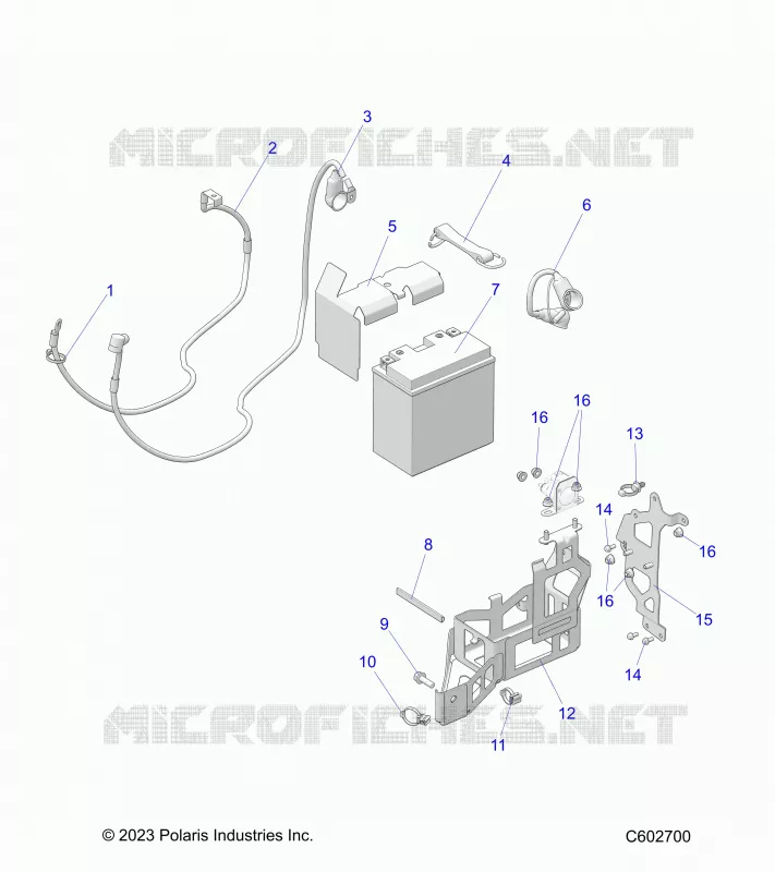 ELECTRICAL, E.S. BATTERY/BOX AND CABLES