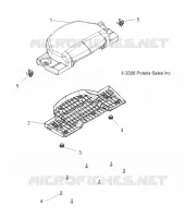 BODY, PASSENGER SEAT BOTTOM
