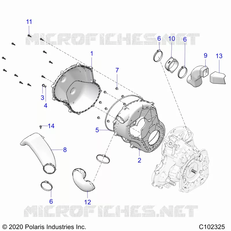 BODY, CLUTCH COVER