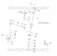 STEERING POST  AND TIE ROD ASM.
