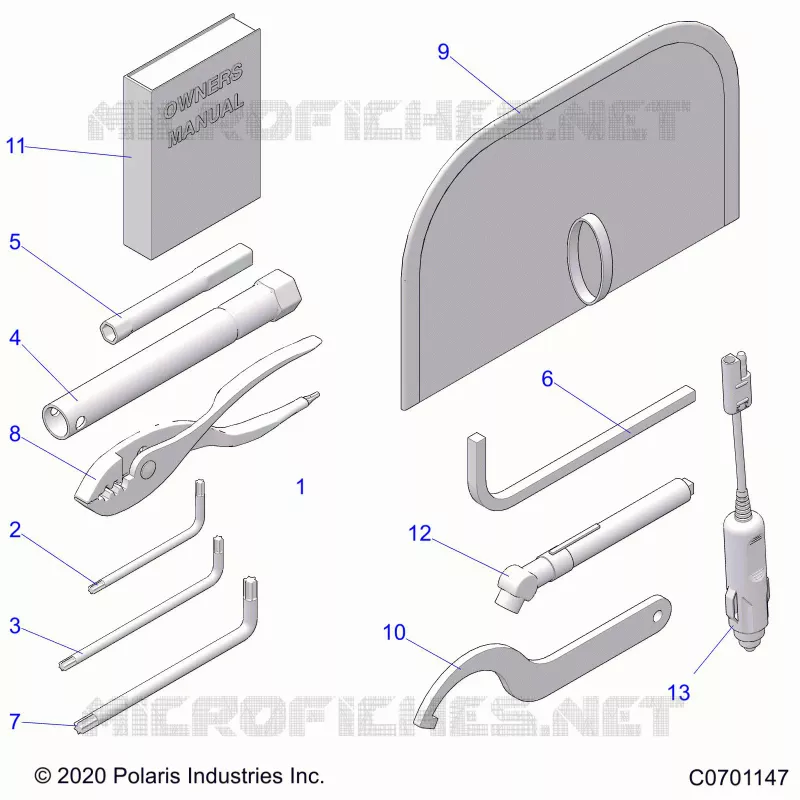REFERENCE, OWNERS MANUAL AND TOOL KIT