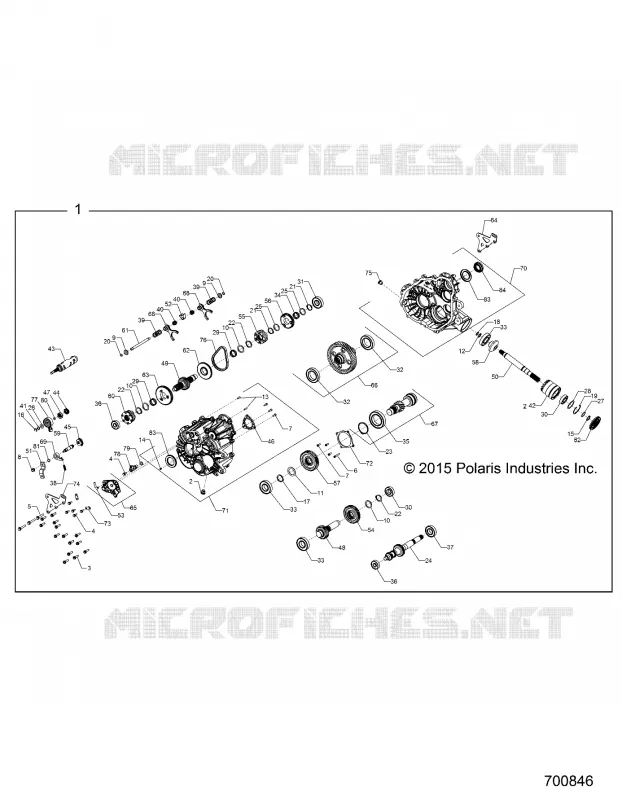 DRIVE TRAIN, MAIN GEARCASE INTERNALS