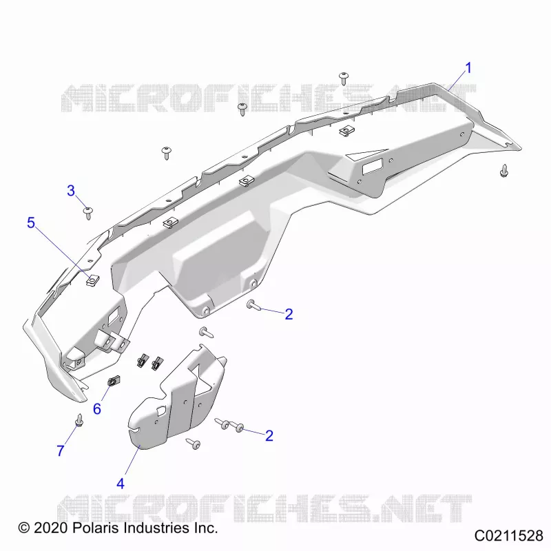 REAR BODYWORK BUMPER