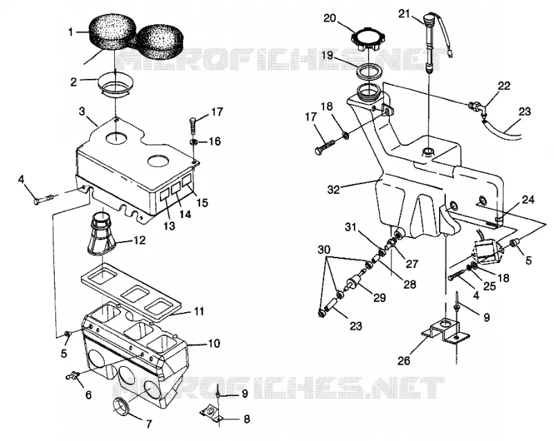 OIL TANK   AIR BOX