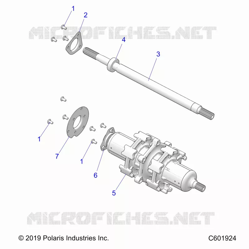 DRIVE TRAIN, JACKSHAFT AND DRIVE SHAFT