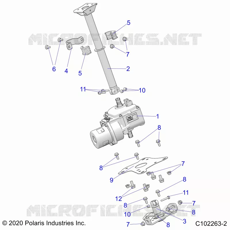 STEERING, STEERING POST  ASM.