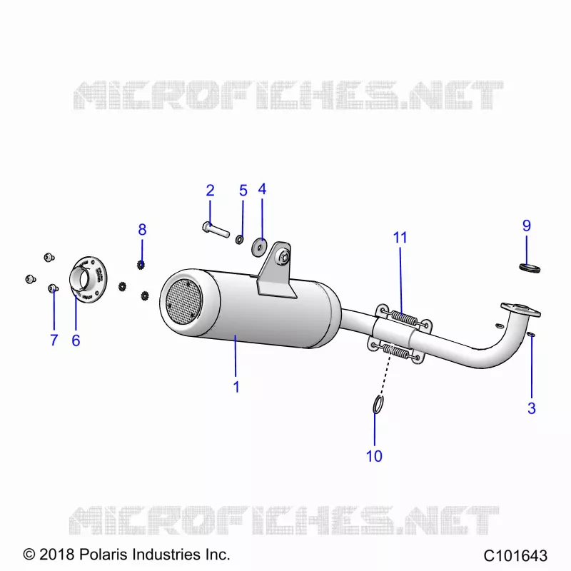 ENGINE, EXHAUST SYSTEM