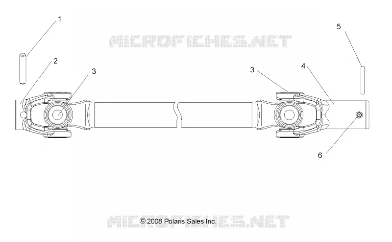 DRIVE TRAIN, FRONT PROP SHAFT