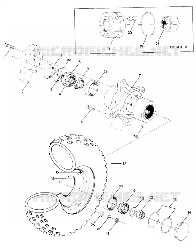 FRONT WHEEL ASSEMBLY 4X4-UPDATED 4/89 (49173717370021)