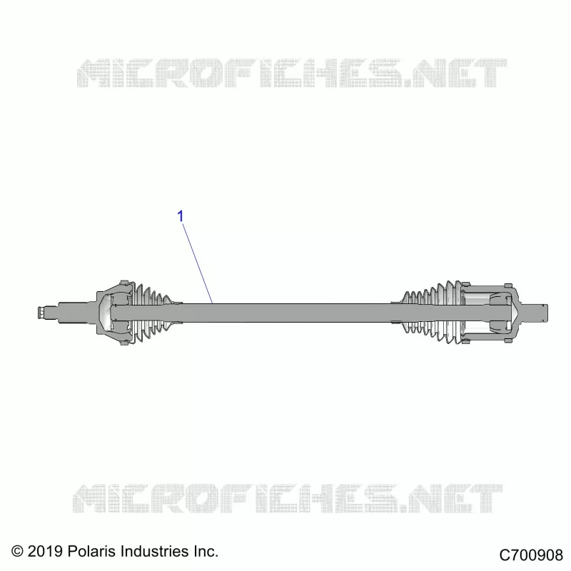DRIVE TRAIN, FRONT HALF SHAFT