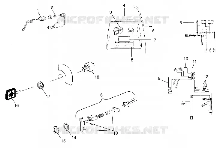 IGNITION   WIRE HARNESS TRAIL TOURING 0982362 AND EUROPEAN TRAIL TOURING (4942314231B002)