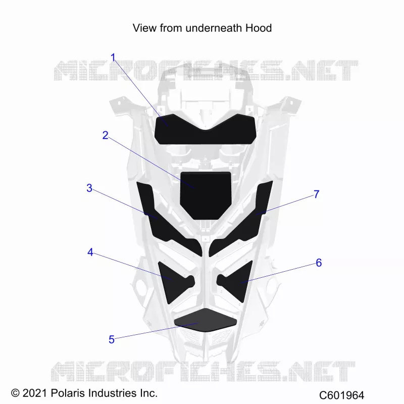 HOOD FOAM/SEAL