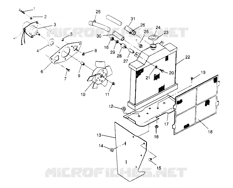 COOLING SYSTEM 2X4 400L W947540 (4926752675A009)