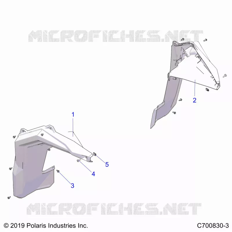 FENDER FLARES, FRONT