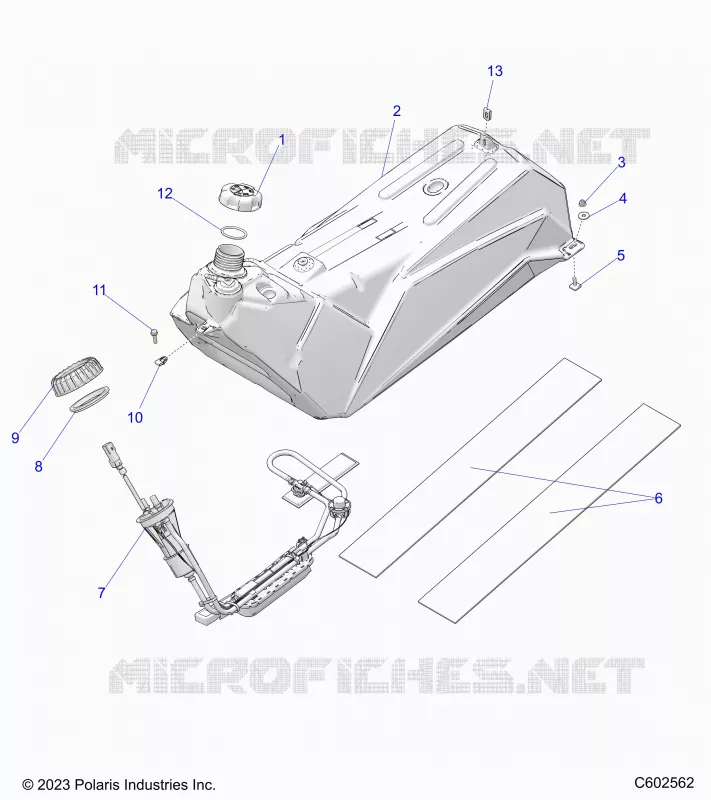 FUEL SYSTEM, FUEL TANK AND PUMP