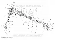 DRIVE TRAIN, FRONT GEARCASE (BUILT 11/01/09 AND BEFORE)