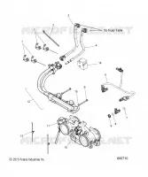 FUEL SYSTEM, RAIL, LINES AND THROTTLE  BODY