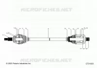 DRIVE TRAIN, FRONT HALF SHAFT