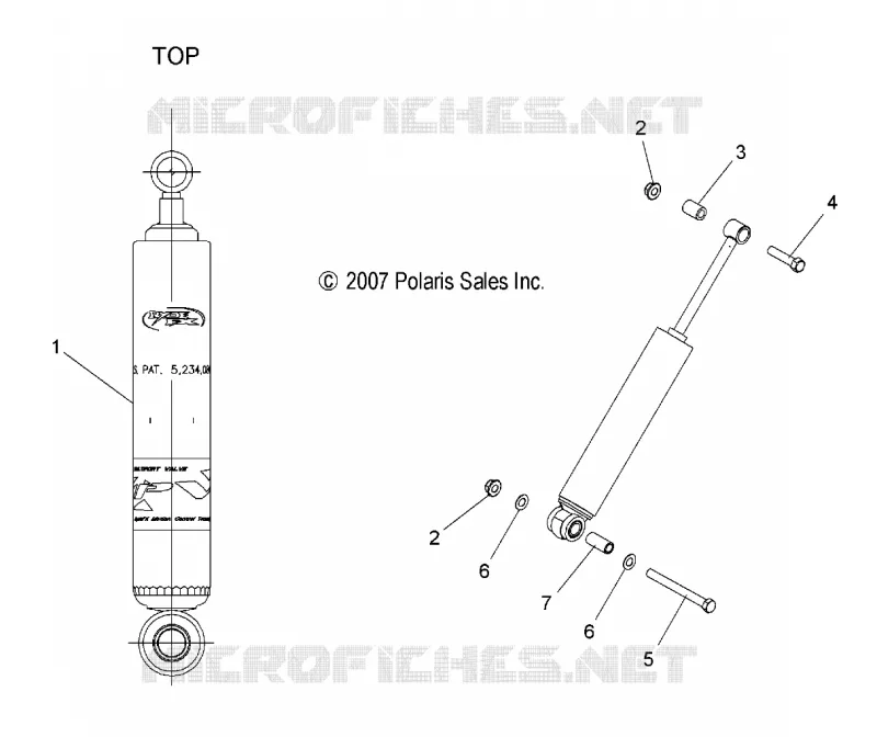 REAR TRACK SHOCK (7043281)(7043716)