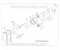 BRAKES, REAR CALIPER