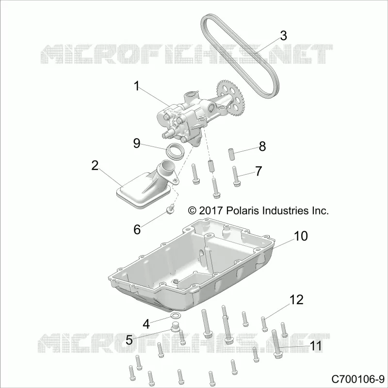 OIL PUMP AND PAN