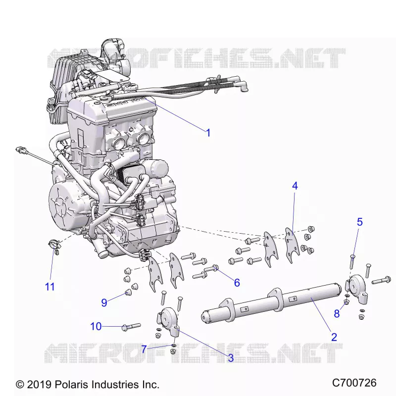 ENGINE, MOUNTING