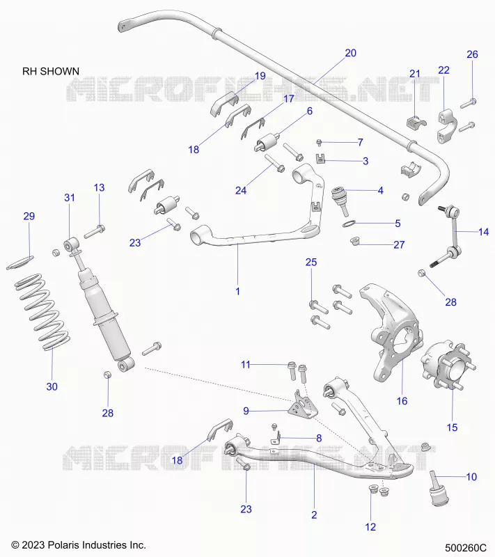 FRONT SUSPENSION ASM.