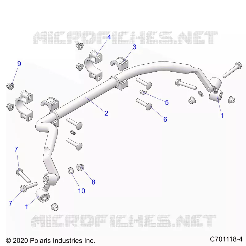 SUSPENSION, REAR STABILIZER BAR