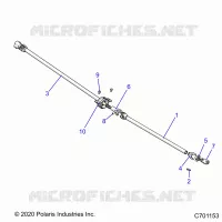 DRIVE TRAIN, REAR PROP SHAFT