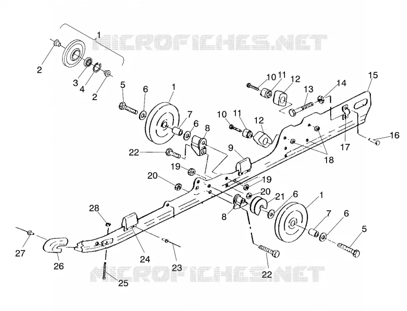 RAIL MOUNTING SUSPENSION (TOURING)