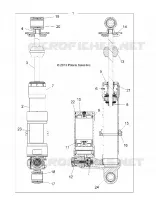 SUSPENSION, FRONT SHOCK, INTERNALS