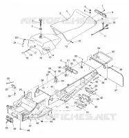 TUNNEL AND SEAT LITE 0963433, EURO LITE E963433 AND LITE DELUXE 0963431 (4931663166A005)