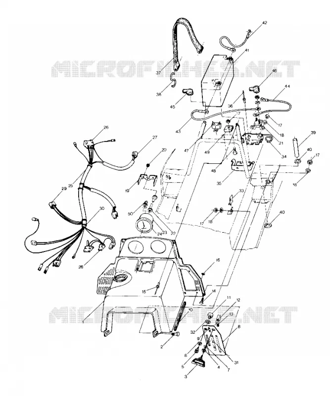 CONSOLE   ELECTRICAL EQUIPMENT STAR AND SPRINT E/S (4914151415005A)