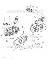 DRIVE TRAIN, CLUTCH COVER AND DUCTING