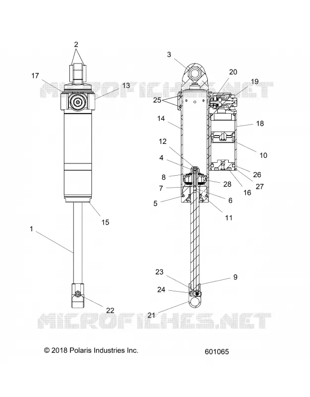 SUSPENSION, REAR SHOCK TRACK