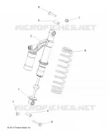 SUSPENSION, REAR SHOCK, MOUNTING